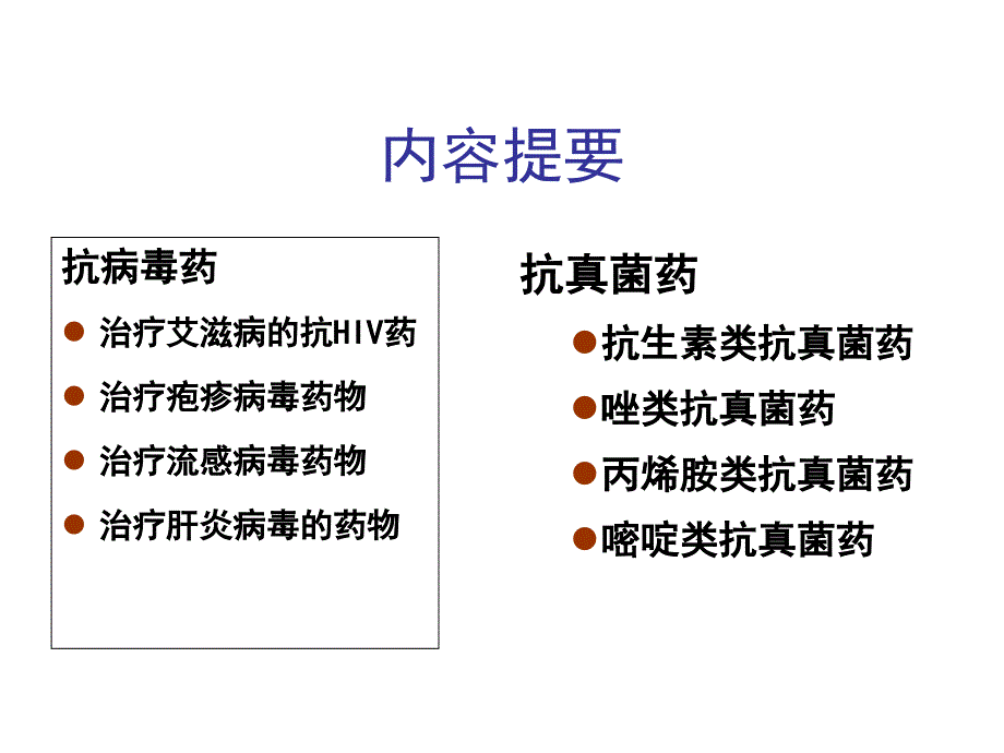 药理学-抗病毒药和抗真菌药_第2页