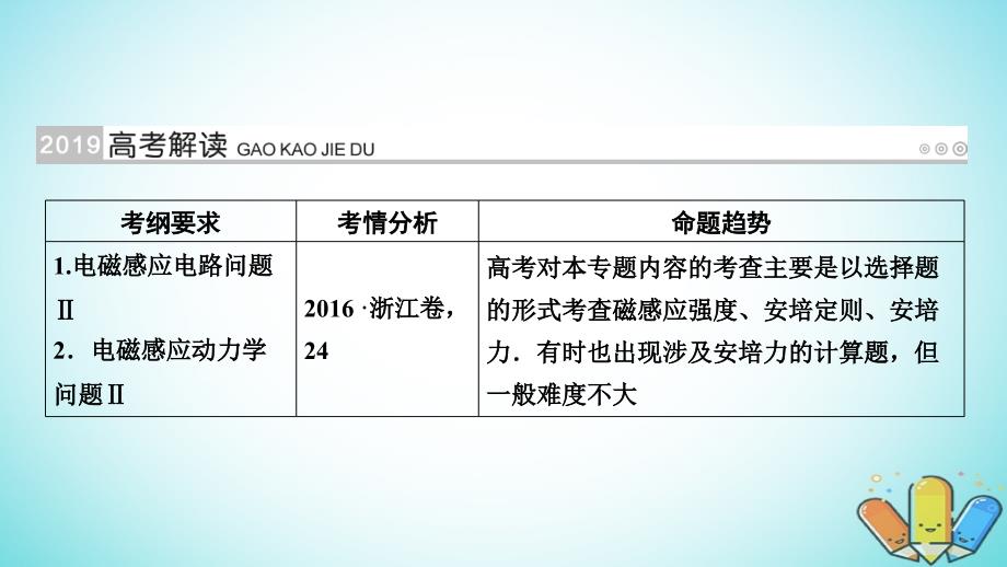 全国通用版2019版高考物理大一轮复习第十章电磁感应第29讲电磁感应定律的综合应用课件_第2页