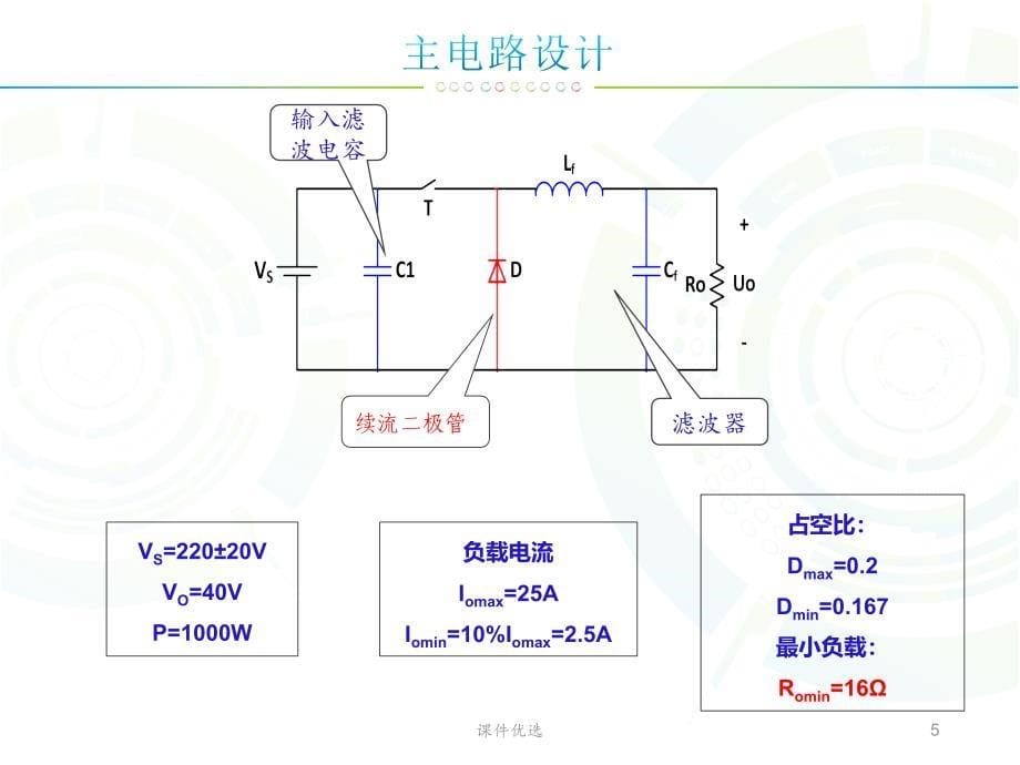 1kW非隔离降压型变换器设计行业内容_第5页