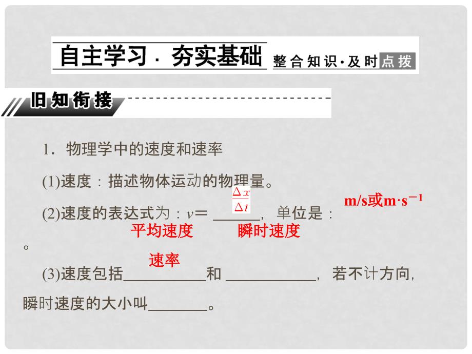 高中化学 第二章 化学反应与能量 2.3.1 化学反应速率课件 新人教版必修2_第2页