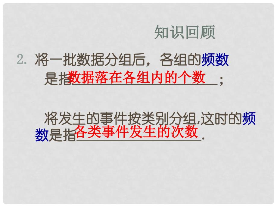 浙江省浦江县第四中学七年级数学下册 6.4 频数与频率课件2 （新版）浙教版_第3页