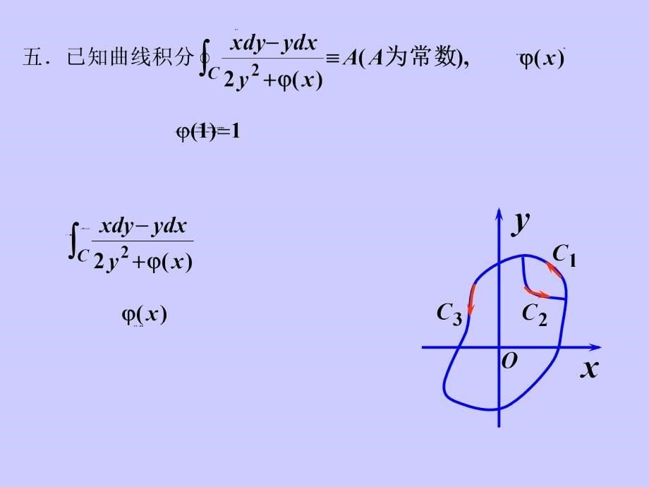 习题课六曲线积分曲面积分以及与重积分的关系_第5页