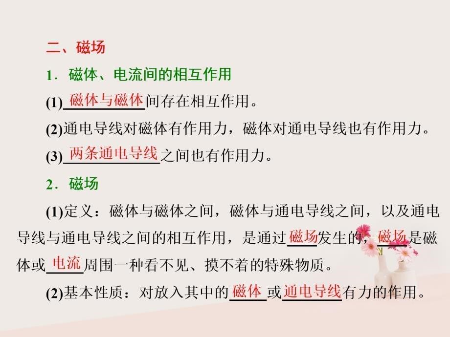 2017-2018学年高中物理 第三章 磁场 第1节 磁现象和磁场课件 新人教版选修3-1_第5页