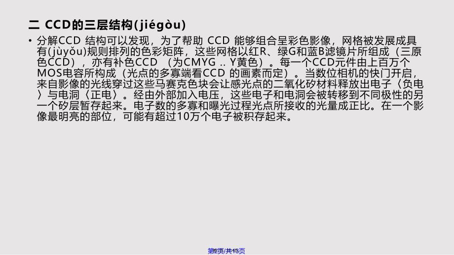 CCD成像原理与分类实用教案_第2页
