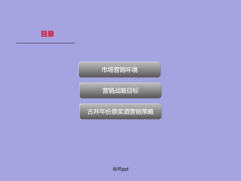 201x年古井年份原浆营销战略汇报生产经营管理经管营销专业资料_第2页