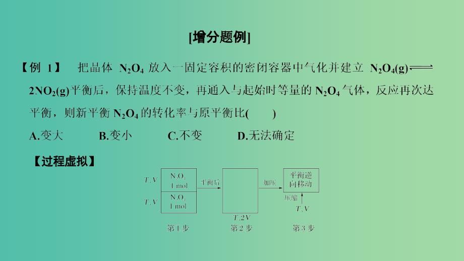 高考化学总复习第7章化学反应速率和化学平衡增分补课8化学平衡分析中的“虚拟过程”配套课件新人教版.ppt_第4页