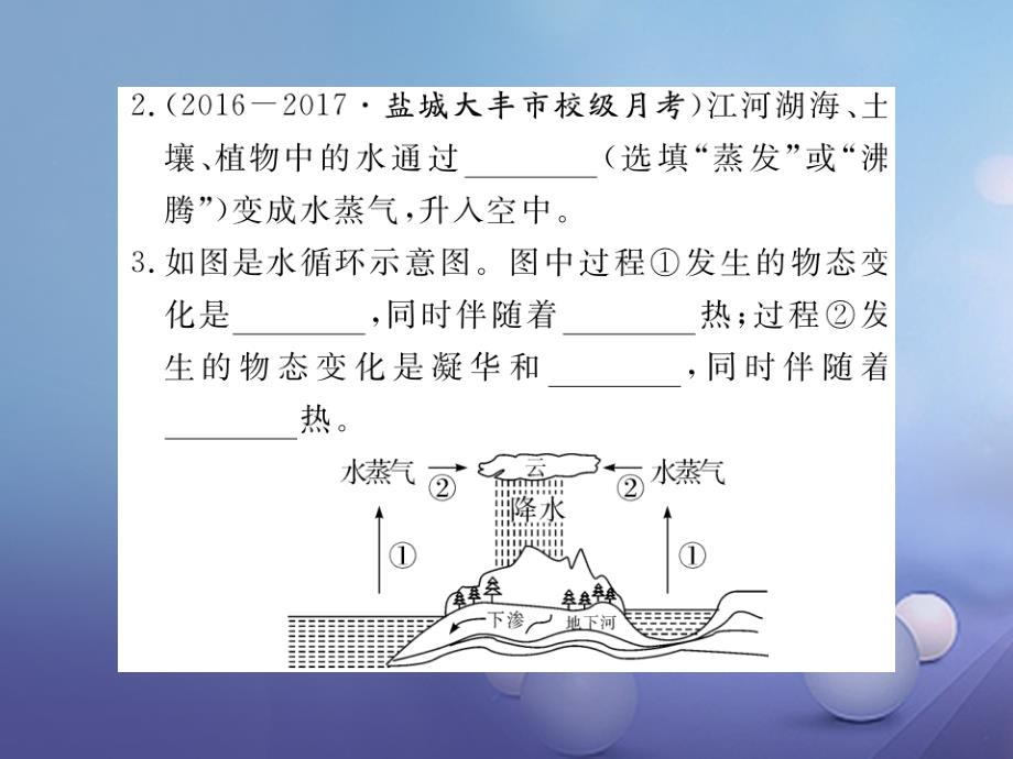 2023-2023学年八年级物理上册 4.5 水循环与水资源课件 （新版）粤教沪版_第3页