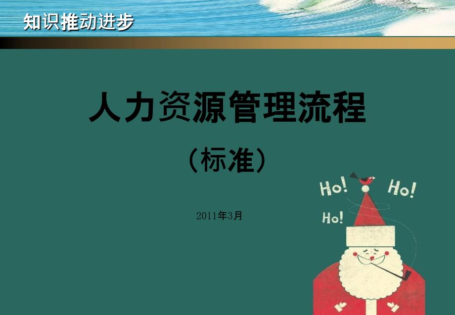 201x年人力资源管理流程精品人力资源文档_第1页