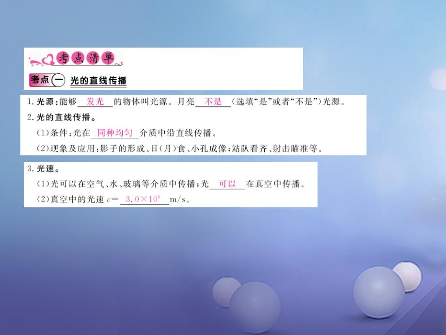 2023-2023学年八年级物理全册 第4章 多彩的光知识清单作业课件 （新版）沪科版_第2页