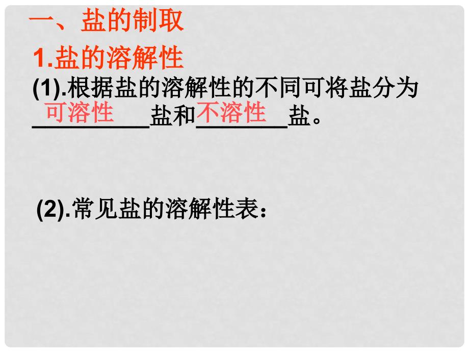 九年级科学上册 第一章 第六节 几种重要的盐（第二课时）课件 浙教版_第2页