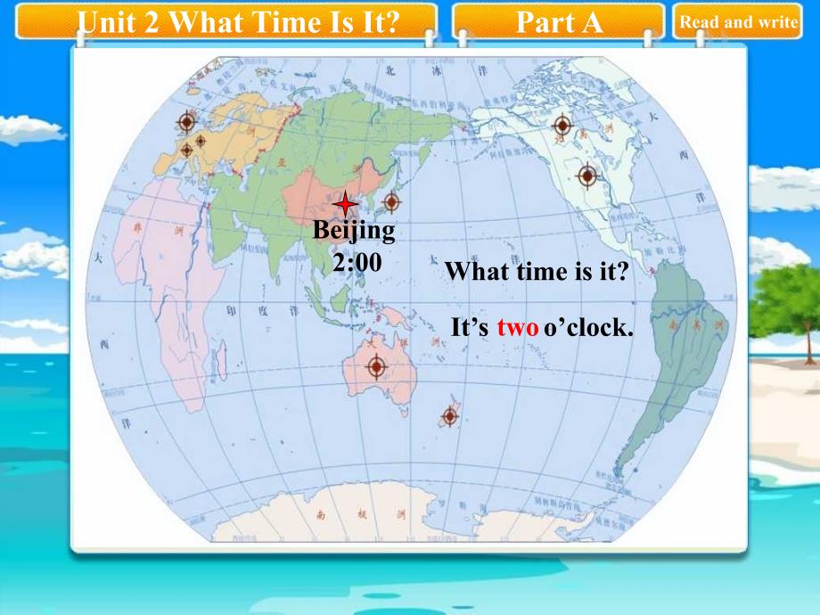 英语四年级下册人教PEPunit2WhatTimeIsIt第三课时课件.ppt_第2页
