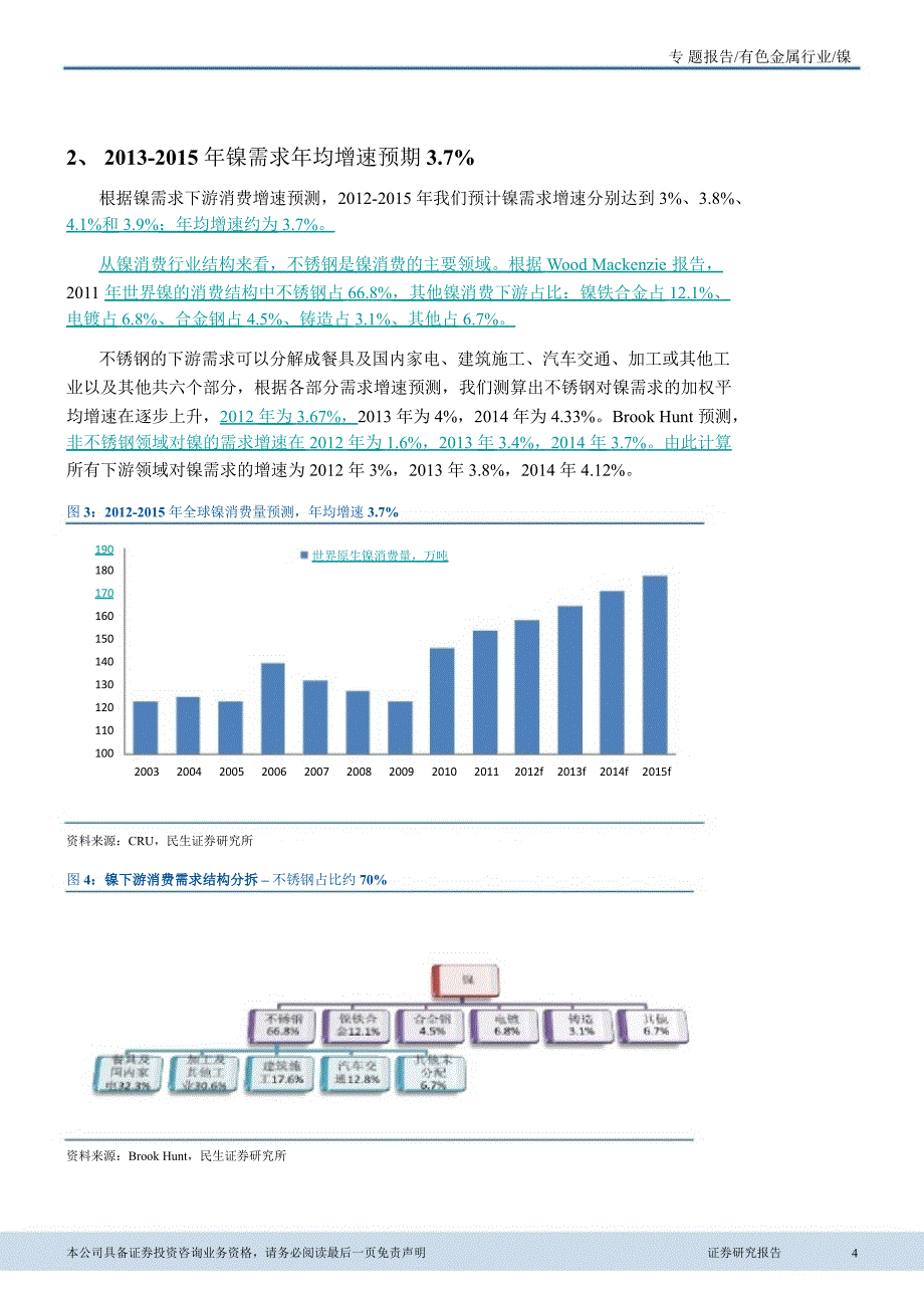 有色金属行业：成本形成价格底线镍价有望触底回升0801_第4页