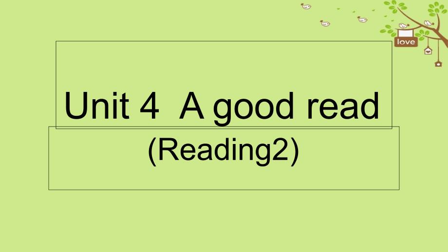 2023-2023学年八年级英语下册 Unit 4 A good read（第3课时）课件 （新版）牛津版_第1页