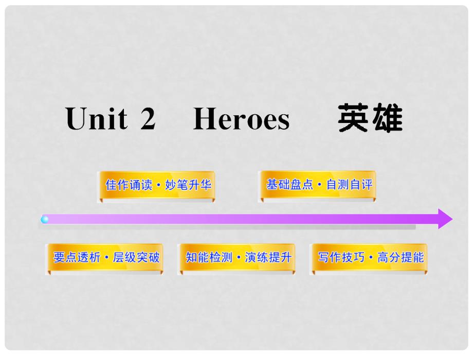 高中英语全程复习方略配套课件 Unit2《Heroes》 北师大版必修1_第1页