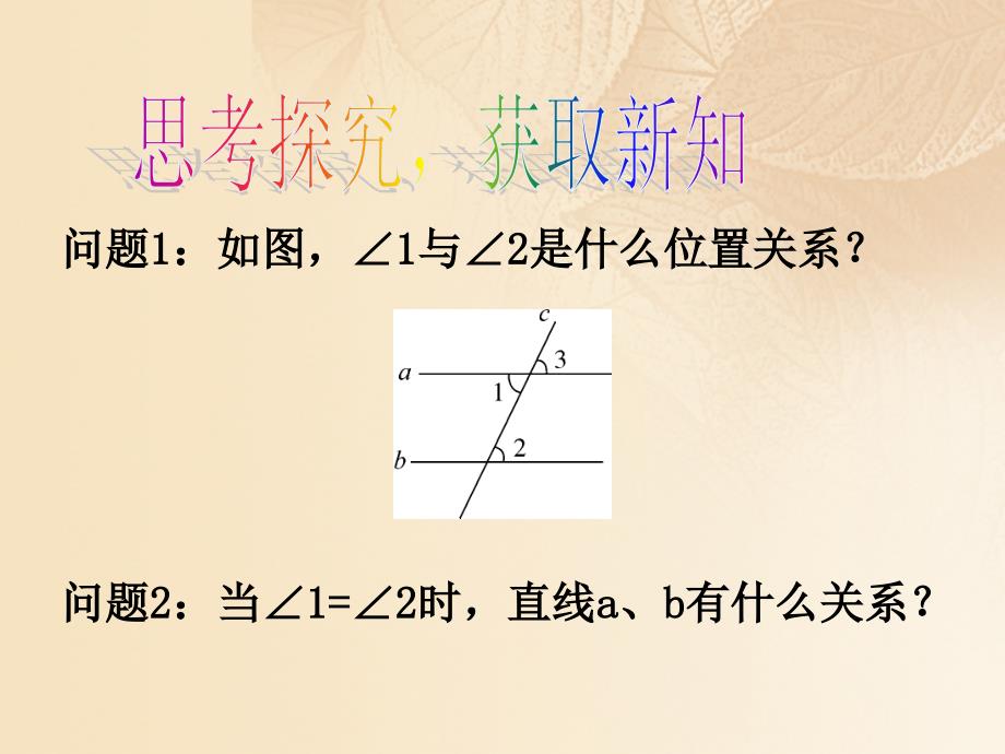 2023秋期八年级数学上册 7.3 平行线的判定课件 （新版）北师大版_第3页