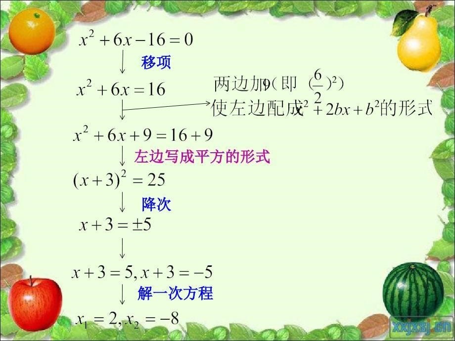 九年级数学上册2121配方法第2课时课件2新版新人教版课件_第5页