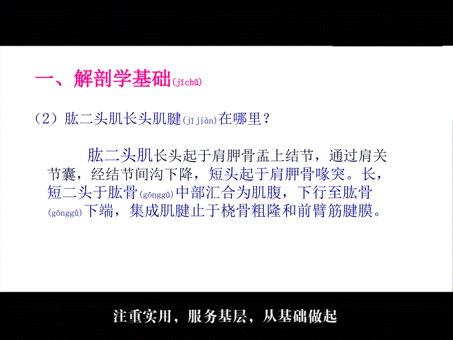 肱二头肌长头肌腱鞘炎课件_第3页