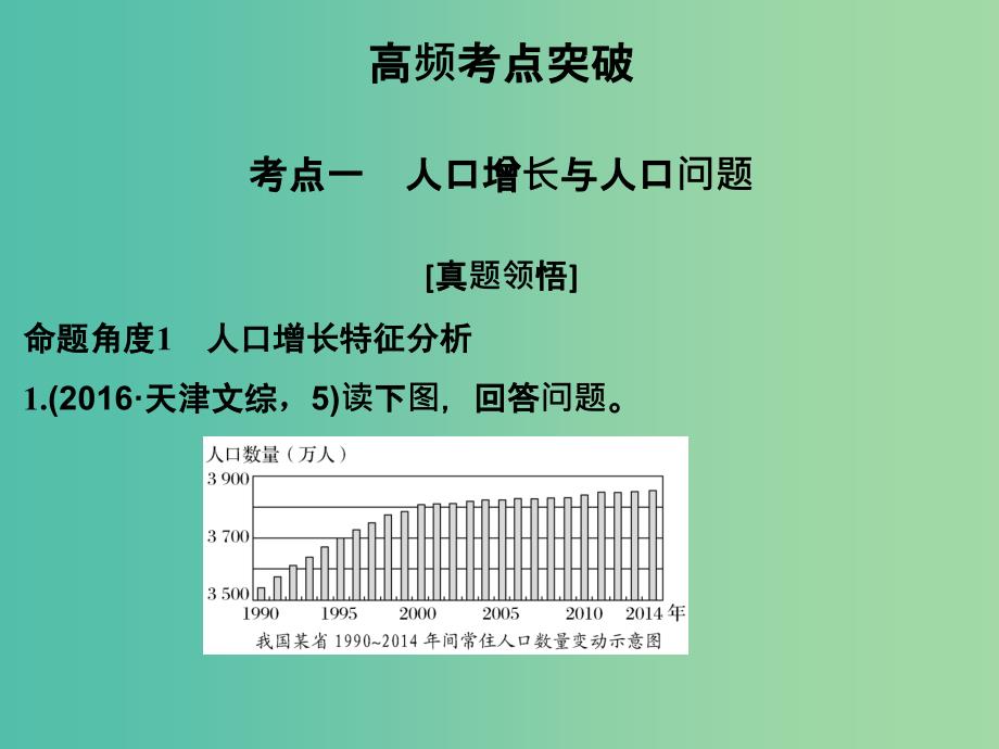 高考地理二轮复习 第二部分 专题七 人口、城市和交通 考点一 人口、城市和交通课件.ppt_第4页