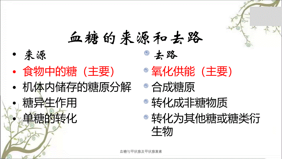 血糖与甲状腺及甲状腺激素课件_第4页