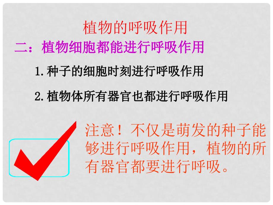 七年级生物上册 3.5.2 绿色植物的呼吸作用课件 （新版）新人教版_第2页