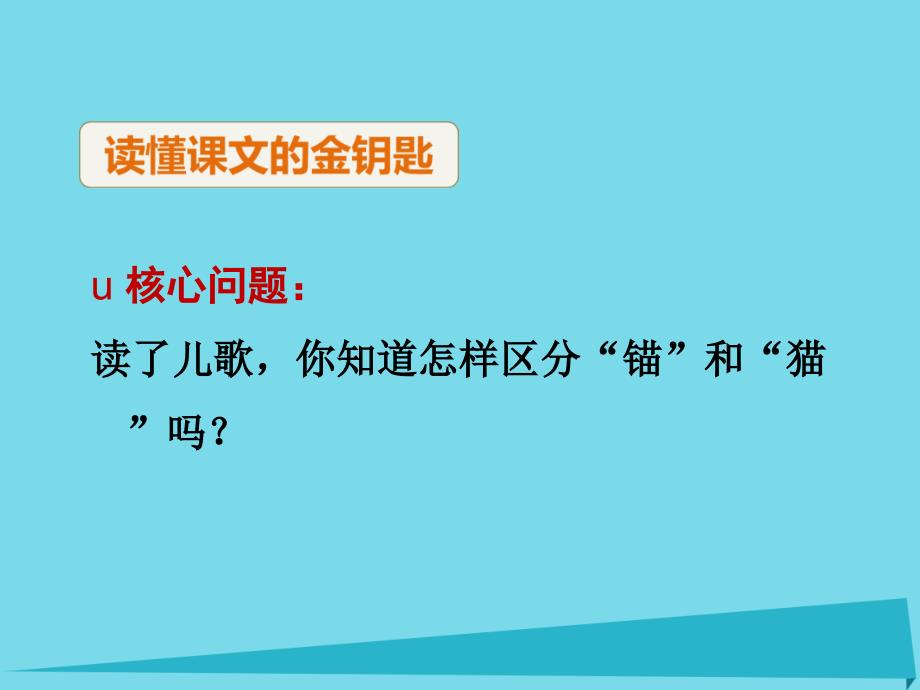 2023秋二年级语文上册 识字4 苗 描喵猫瞄锚课件1 苏教版_第4页