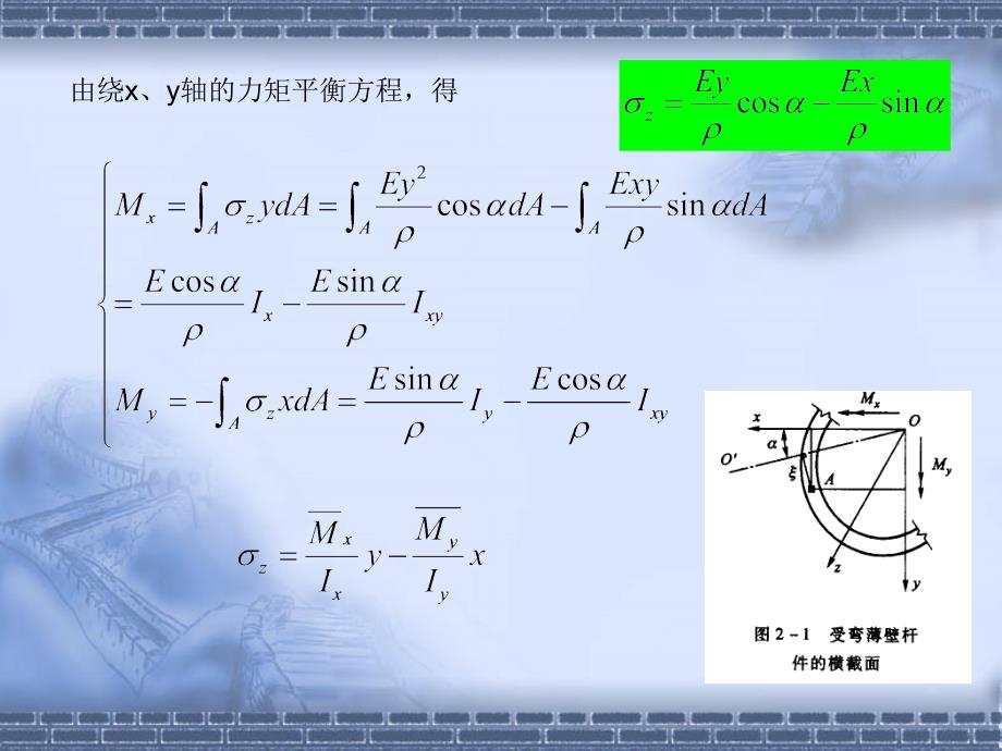 薄壁杆件的弯曲与扭转(第二章).ppt_第4页