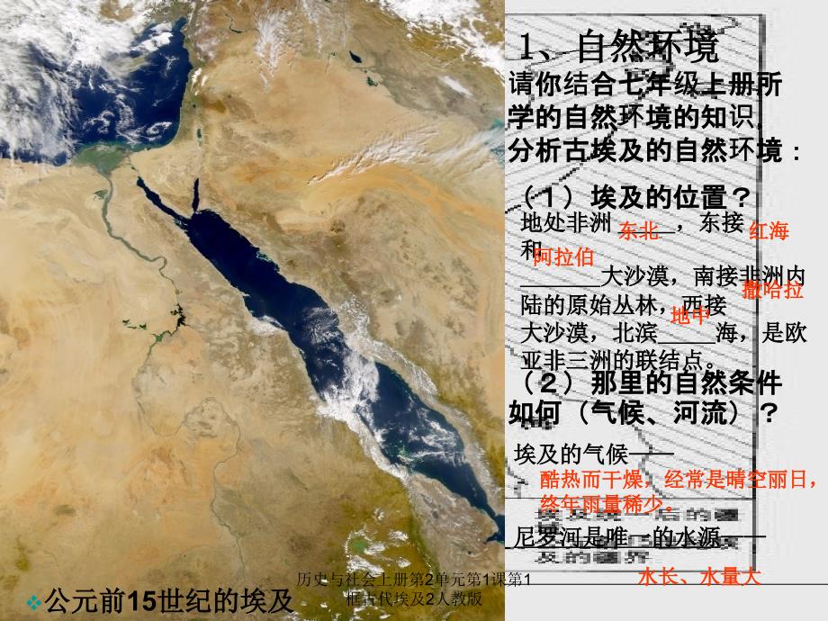 历史与社会上册第2单元第1课第1框古代埃及2人教版课件_第4页