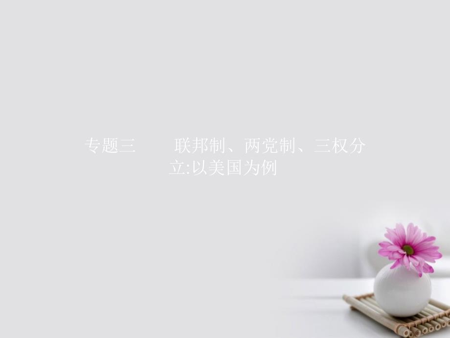 2023-2023学年高中政治 3.1美国的联邦制课件 新人教版选修3_第1页