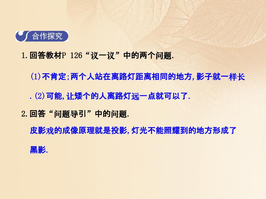 2023年秋九年级数学上册 5.1 投影（第1课时）课件 （新版）北师大版_第4页