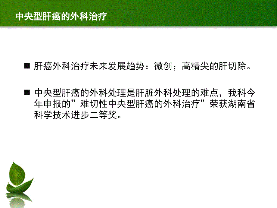 中央型肝癌的外科治疗_第2页