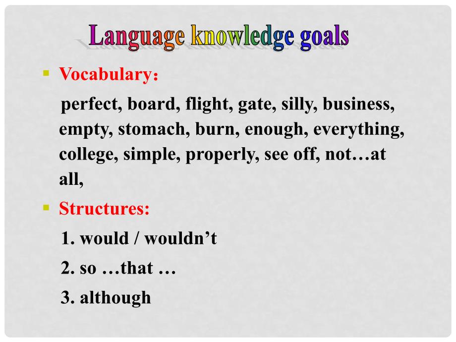 八年级英语下册 Module 10 My perfect holiday Unit 1 I would go to London课件 外研版_第3页