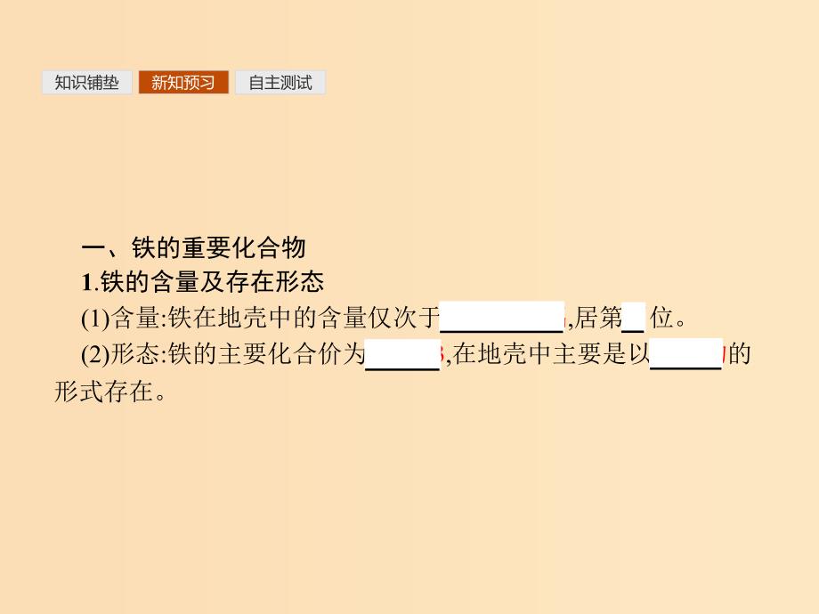 2018高中化学 第三章 金属及其化合物 3.2.3 铁的重要化合物课件 新人教版必修1.ppt_第4页