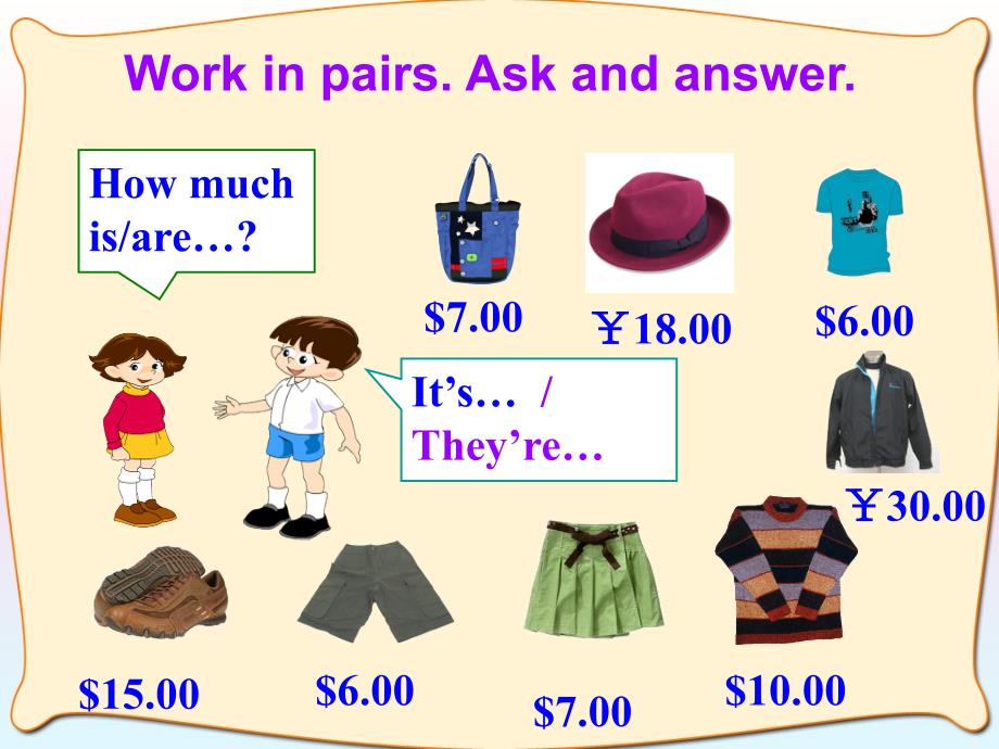 《Unit 7 How much are these socks Section A Grammar focus 3a-3c》PPT课件3-七年级上册新目标英语【人教版】_第4页