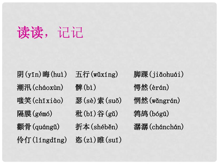 八年级语文下册 第三单元 第13课《故乡》课件 鲁教版五四制_第3页