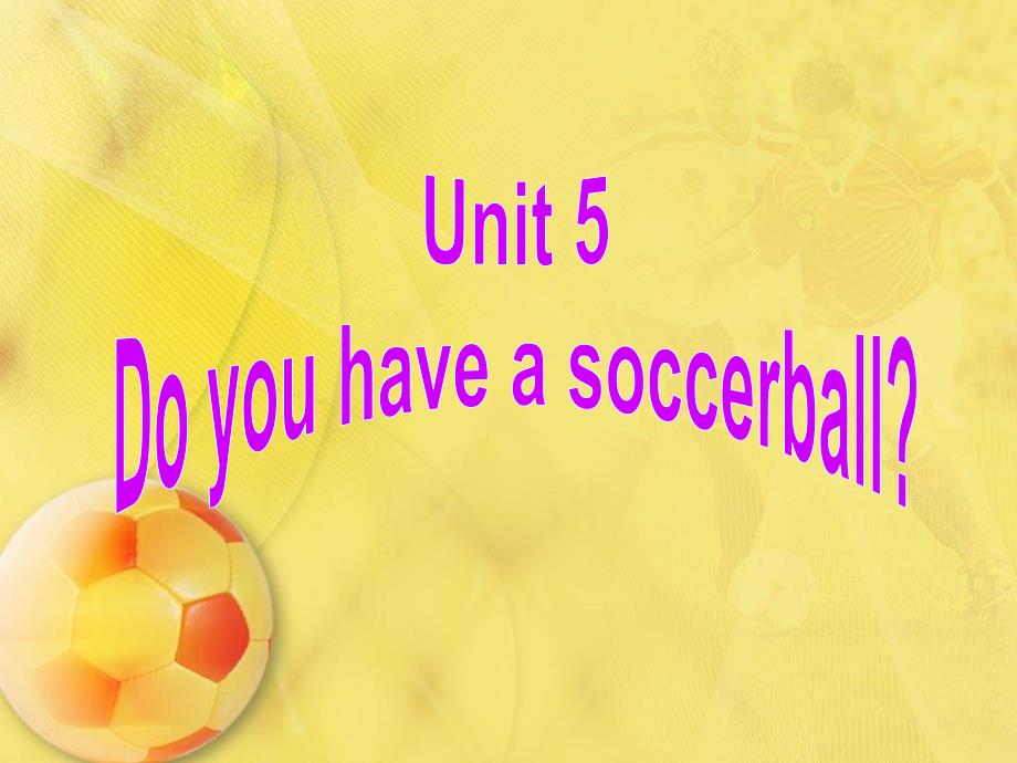 《Unit 5 Do you have a soccer ball Section A Grammar focus 3a-3c》PPT课件3-七年级上册新目标英语【人教版】_第1页