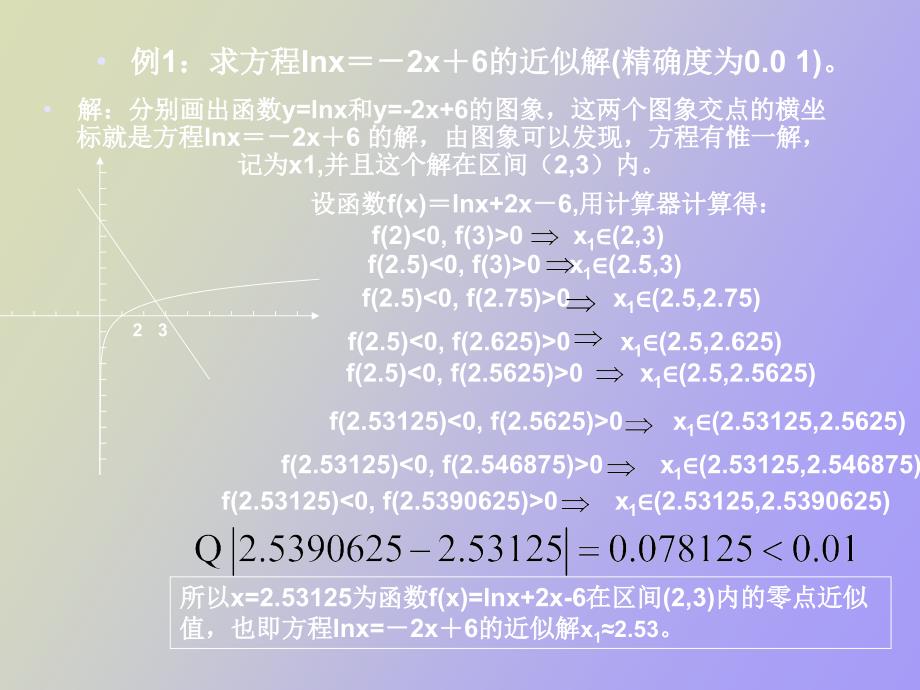 利用二分法求方程近似解_第4页