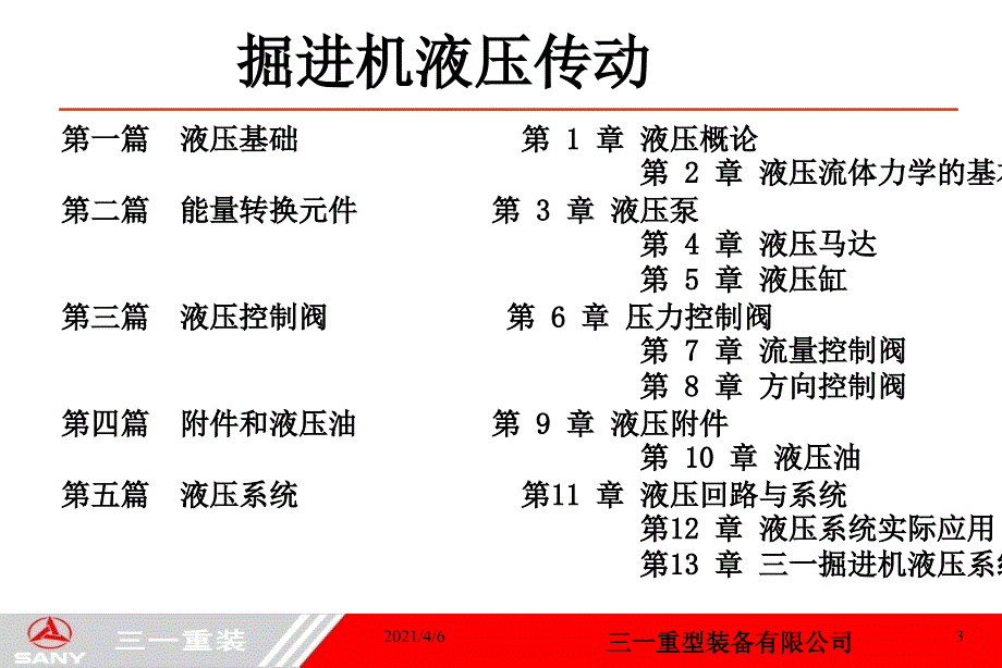 三一重装掘进机液压传动录像讲稿机械文档资料_第3页