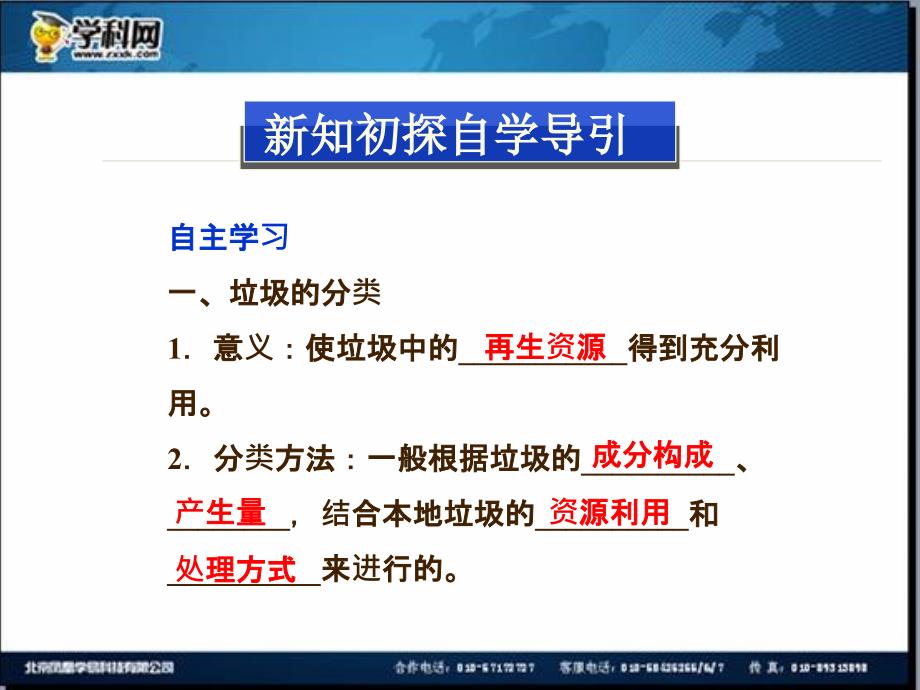 [名校联盟]江苏省邳州市第二中学2013年高中化学选修四课件：课题3　垃圾的妥善处理与利用_第3页