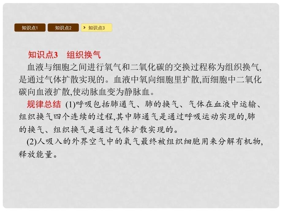 七年级生物下册 10.2 人体细胞获得氧气的过程课件2 （新版）北师大版_第5页