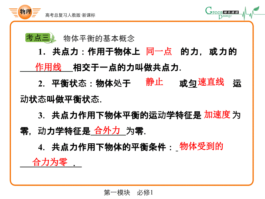 人教版课标高中物理必修一受力分析共点力的平衡部分.ppt_第4页