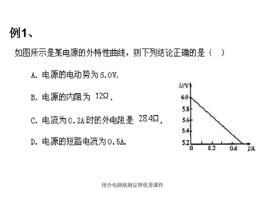 闭合电路欧姆定律优秀课件_第4页