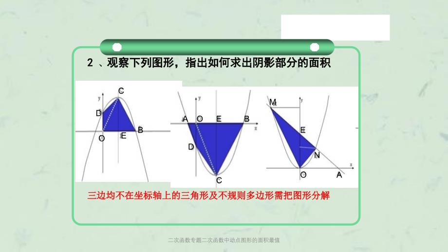 二次函数专题二次函数中动点图形的面积最值课件_第4页