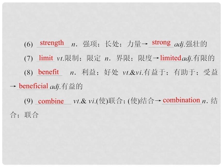 高考英语大一轮复习 第1部分 模块复习方略 Unit 2 Healthy eating课件 新人教版必修3_第5页