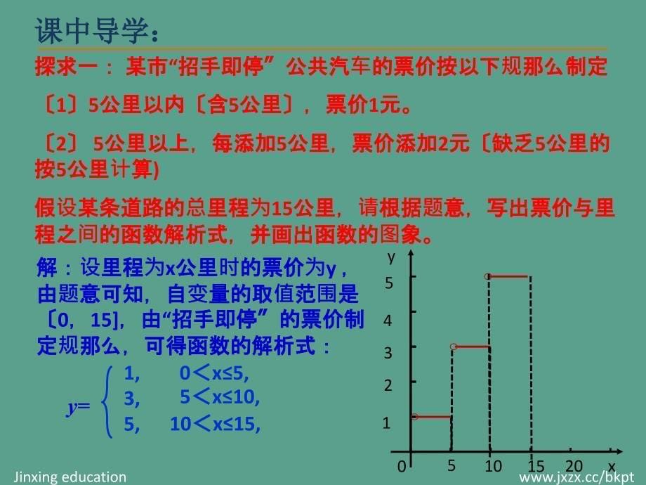 人教A版必修11.2.2函数的表示法第二课时ppt课件_第5页