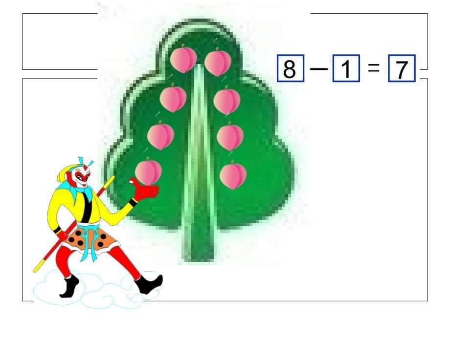 学前班数学学习8的减法课件_第5页