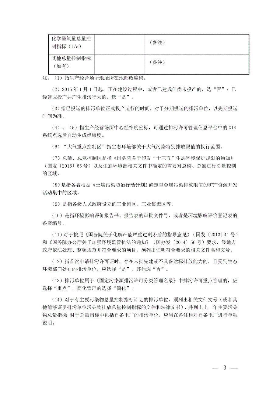 排污许可证申请表（精炼石油产品制造）_第3页