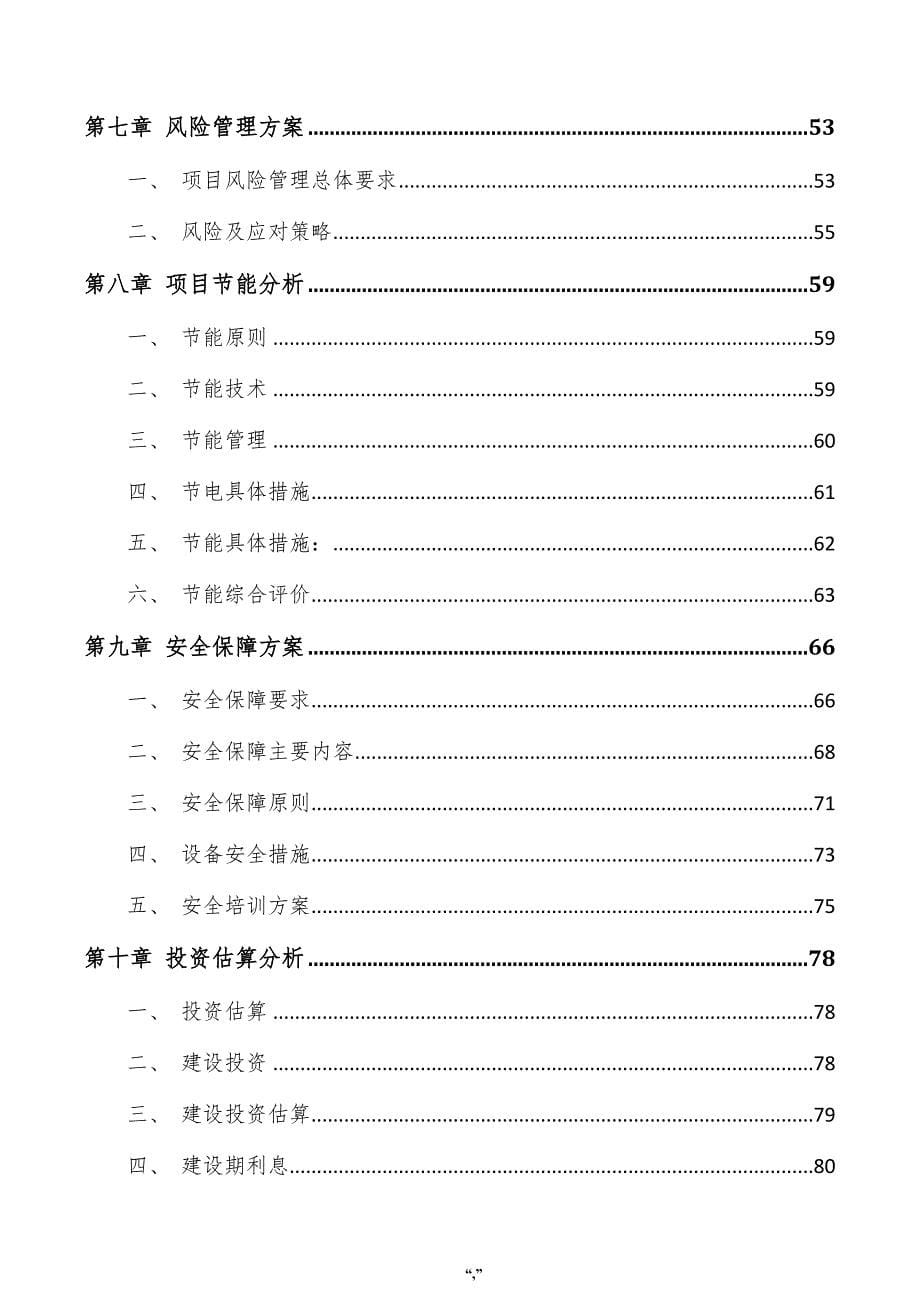 特种焊接材料项目实施方案（模板范文）_第5页