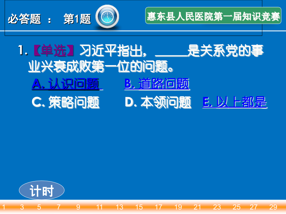 惠东县人民医院第一届知识竞赛PPT模板-(定稿)课件_第4页