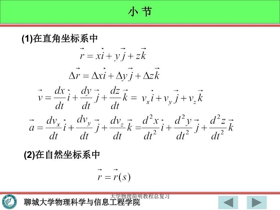 大学物理简明教程总复习_第5页