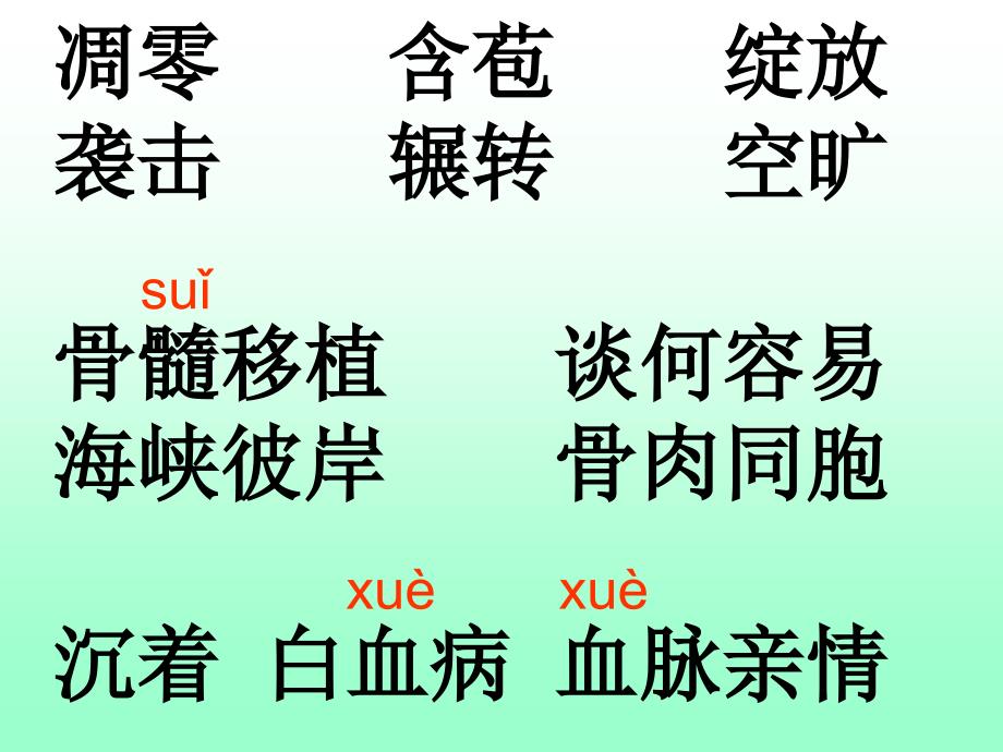 小学语文课件跨越海峡的生命桥_第4页